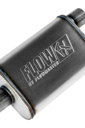 Flowmaster Flow FX Muffler Flow FX Muffler - 2.50 Offset In/ 2.50 Center Out - Moderate Sound - Stainless Steel Wholesale