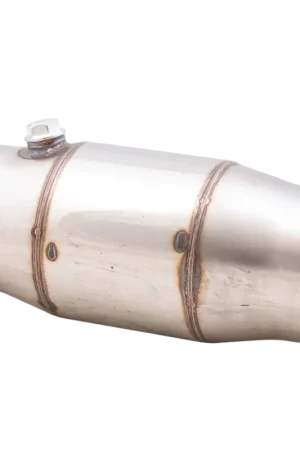 Original XForce Hi-Flow Racing Catalytic Converter Round Metallic - 3.5in Inlet - 4in Body - 6in Body Length 12in Total - 100 Cell