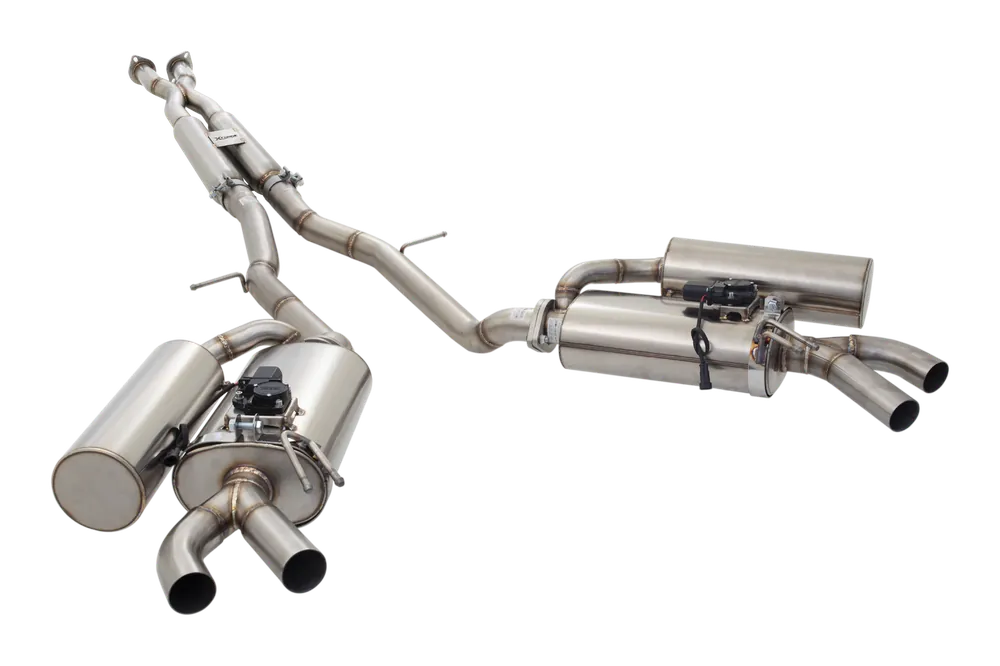 Authentic XForce Twin 2.5in Cat-Back Exhaust w/Varex Rear Mufflers (Stinger 17-21)