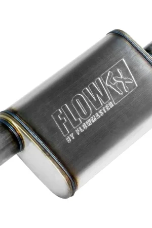 Flowmaster Flow FX Muffler Flow FX Muffler - 3.00 Offset In/ 3.00 Center Out - Moderate Sound - Stainless Steel Crafted