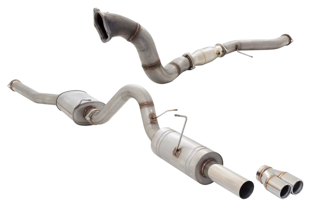 XForce 3.5in Turbo-Back Exhaust - 409 Stainless (Falcon 03-07) Same Day Shipping