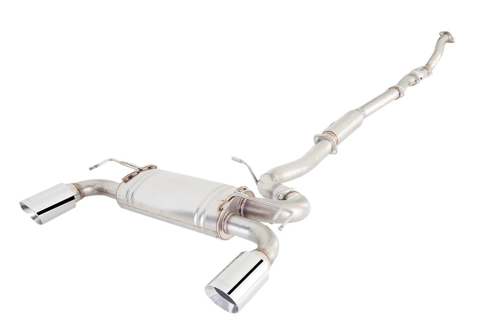 XForce 3in Dump Pipe-Back Exhaust - 409 Stainless Steel (Lancer Ralliart 08-15) In Demand