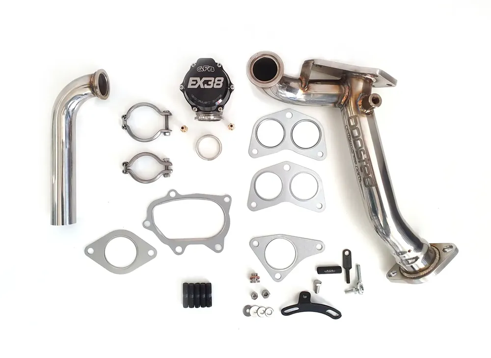 Boosted Performance Parts External Waste Gate Screamer Up Pipe Kit - 3 Bolt w/GFB EX38 Trending