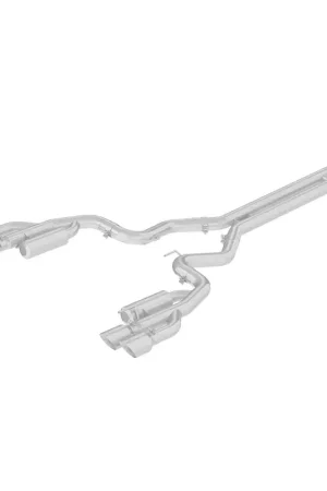 New Release MBRP 3" Cat Back with Quad 4" Dual Wall Tips Race Version (Mustang GT 18+) T304