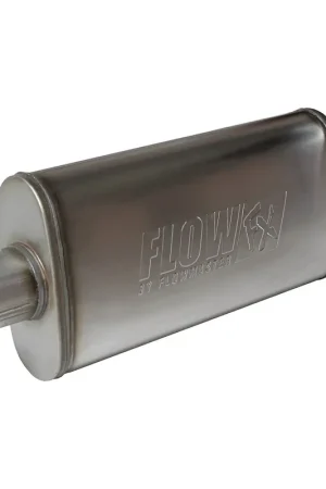 Flowmaster Flow FX Muffler Flow FX Muffler - 3.00 Center In/3.00 Center Out - Straight Through Performance - Moderate Sound - Stainless Steel Free Shipping