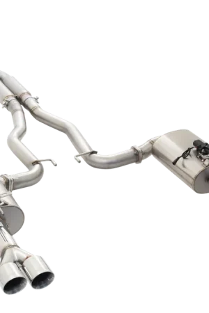 XForce 7-Series Twin 3in Piping Varex Cat-Back Exhaust - Matte Stainless Steel (Commodore/Maloo 06-17) Modern