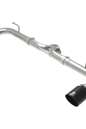 aFe Takeda 2.5" 304 Stainless Steel Axle-Back Exhaust System (Mazda 3 14-18) Carbon Fibre Tips Professional Grade