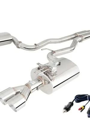 Special Discount XForce Twin 2.5in Cat-Back Exhaust w/Varex Mufflers - 409 Stainless Steel (Commodore 06-17)