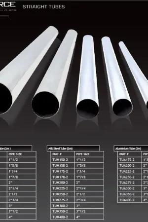 Factory Price XForce 3.5in Tubing - 304 Brushed Stainless Steel