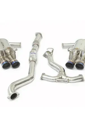 Invidia Q300 Cat-Back Exhaust w/Straight Cut Ti Tips (WRX/STi 11-19) Genuine