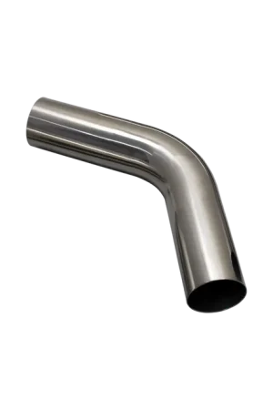 Direct From Manufacturer XForce 60 degree 2.5in Stainless Steel Mandrel Bend 1.5D 6in Leg - Polished