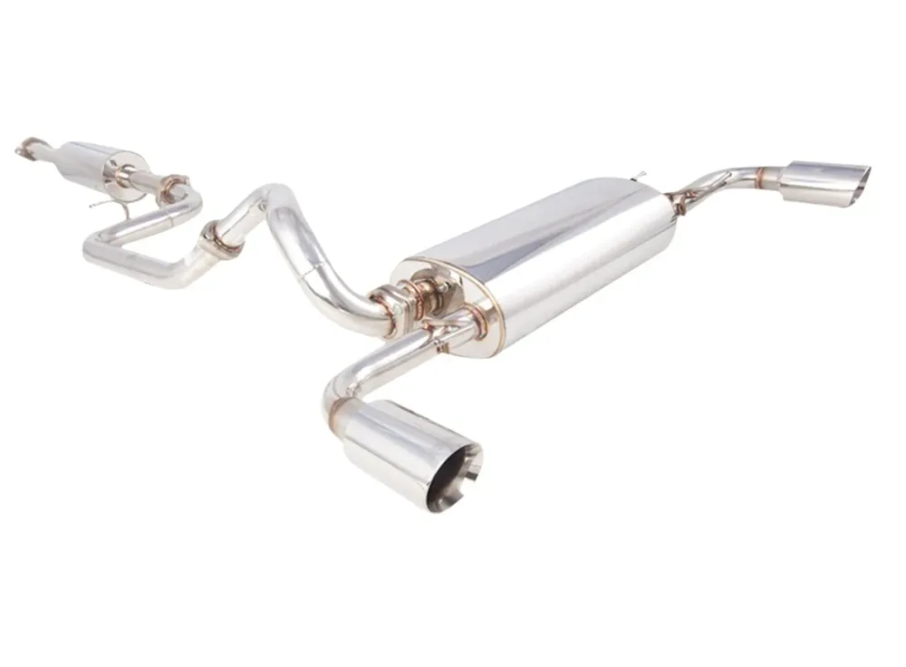Special Discount XForce 2.5in Cat-Back Exhaust w/Varex Middle Muffler - Stainless Steel (Mazda3 10-13)