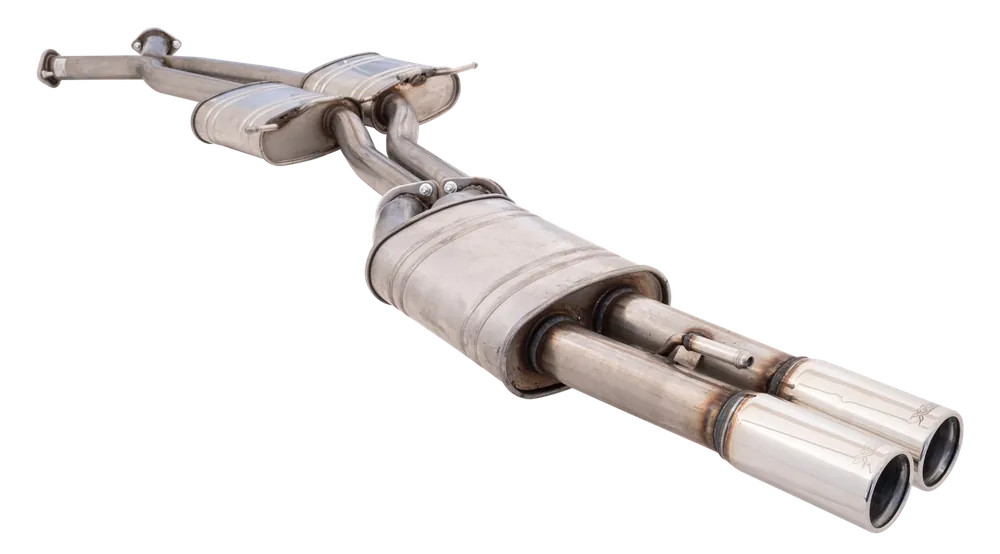 Free Returns XForce Twin 2.5in Cat-Back Exhaust - Non-Polished Stainless (Commodore 01-04)