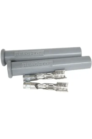 Aeroflow Multi-Angle Spark Plug Boots & Terminals - Grey - 2 Pack Viral