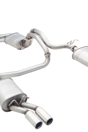 Secure Checkout XForce 2.5in Cat-Back Exhaust - Quad 3in Tips Non Polished Stainless (Falcon 08-11)