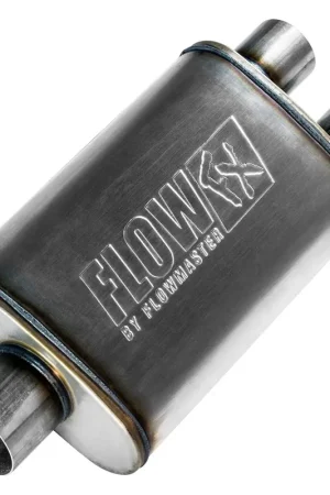 Holiday Sale Flowmaster Flow FX Muffler Flow FX Muffler - 3.00 Center In/ 2.50 Dual Out - Moderate Sound - Stainless Steel