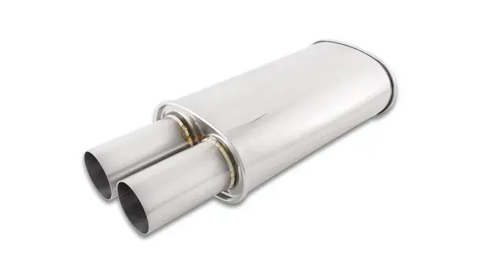 Vibrant Performance Streetpower Oval Muffler w/ 3.00" Round Straight Cut Tip - 2.50" inlet Deal