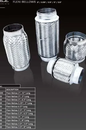 Exclusive Offer XForce Flexi Bellow 3in, 8in Long