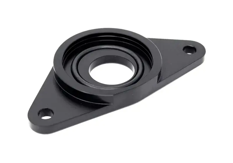 Torque Solution HKS BOV Adapter Flange (WRX 01-7/STi 02-19) Black Cheap