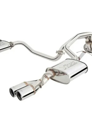 XForce Twin 2.5in Cat-Back Exhaust - Quad Tip Non-Polished Stainless (Falcon 03-05) Secure Checkout