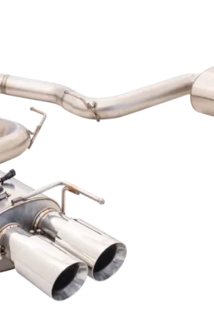 XForce Twin 3in Cat-Back Exhaust w/Varex Quad Tip R.Mufflers (Mustang GT 18+) Popular