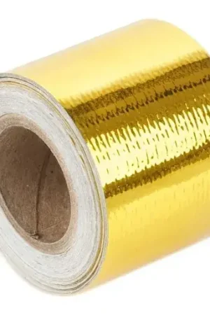 Torque Solution Gold Reflective Heat Tape - 2inx30ft Money Back Guarantee