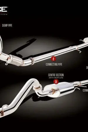 Same Day Shipping XForce 3in Turbo-Back Exhaust w/Cat, Non-Polished Stainless (Triton 06-15)