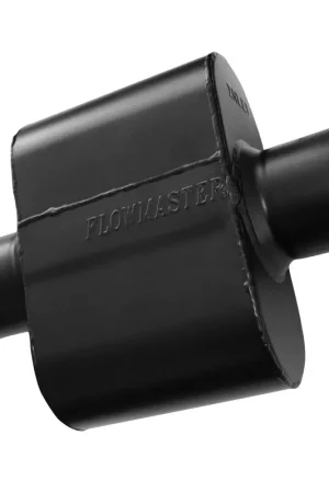 Flowmaster Super 10 Series Chambered Muffler Super 10 Series Stainless Steel - 2.50 Center In / 2.50 Center Out - Aggressive Sound Mega Sale