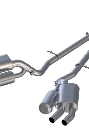 MBRP 2.5in Cat Back Dual Rear Exit w/o Tips 304 stainless (Stinger 18-21) Popular