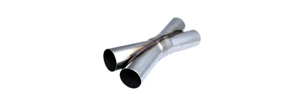 XForce 409 Stainless Steel Twin 2.5in X-Pipe Viral
