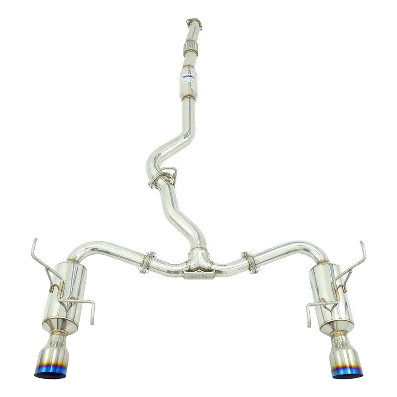 Invidia R400 Cat Back Exhaust w/Ti Tips (WRX 08-10 Sedan/Forester XT 08-18) Buy Today