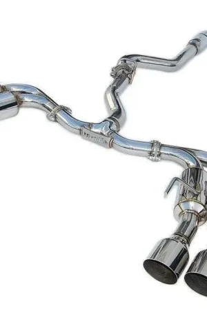 Hot Picks Invidia R400 Cat Back Exhaust with SS Straight Cut Tips (WRX 22+)