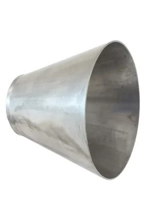 Hot Picks Aeroflow Stainless Steel Transition Cone - 2.5-5" x 4" Long