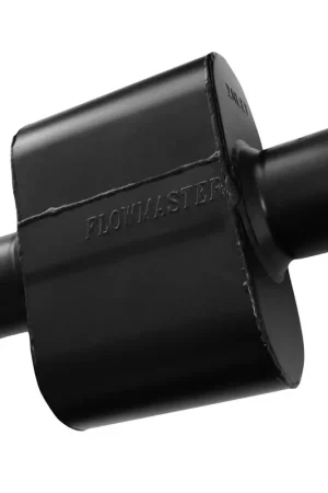 Flowmaster Super 10 Series Chambered Muffler Super 10 Series Stainless Steel- 3.00 Center In / 3.00 Center Out - Aggressive Sound Shop Now