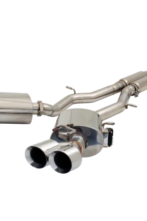 XForce Twin 3in Cat-Back Exhaust w/Dual Varex Mufflers - Stainless Steel (Camaro 16+) Final Sale