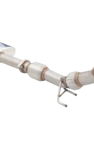 Time-Limited XForce 3.5in to 3in Dump Pipe w/ 100 Cell Metallic Cat - Stainless Steel (Golf R Mk6 09-13)