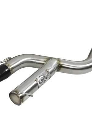 Limited Offer aFe MACH Force-Xp 3" 304 Stainless Steel Axle-Back Exhaust System (BMW 135i 08-13) Black Tips