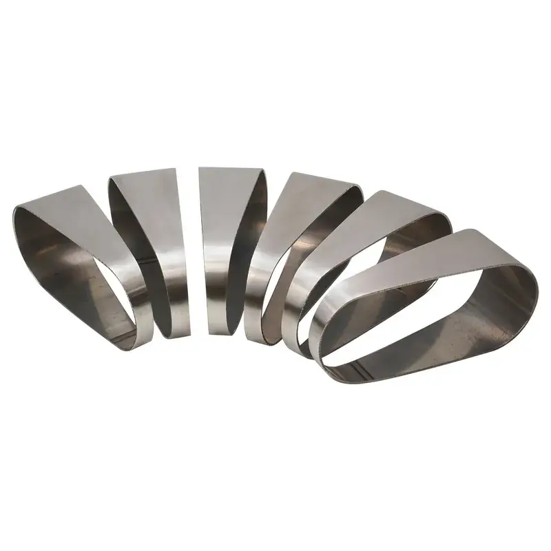 Proflow Pie Cut Oval Tubing Stainless Steel 3in 40mm x 96mm Horizontal Cut 15 Degree 6pcs Set Top Pick