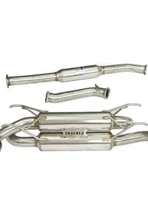 Low Price Invidia R400 "Signature Edition" 70mm Cat Back Exhaust w/Black Tips (BRZ 12-21/86 12-24)
