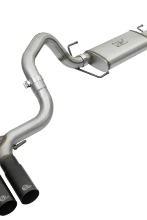 aFe Rebel Series 3" Stainless Steel Cat-Back Exhaust System (FJ Cruiser 07-17) Professional Grade