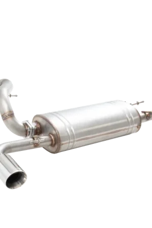 High Quality XForce 2.5" Cat back system with dual 3.5" Angle Cut Tips in Raw Stainless Steel (3 BL SP25 09-14)