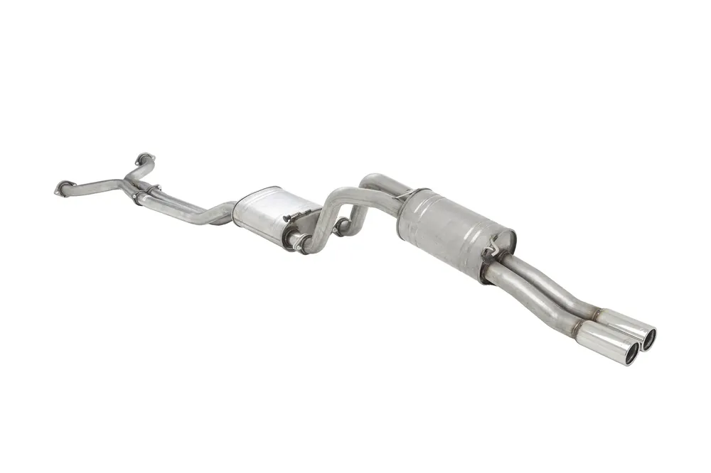 High Quality XForce 2.5in Cat-Back Exhaust - 409 Stainless - Large Muffler (Falcon 03-07)