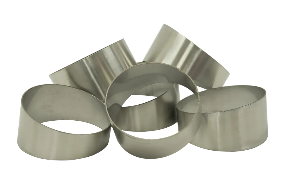 XForce 3-1/2in 15' Increments 90' Pie Cut 1.5D 304 Brushed Stainless Steel Budget