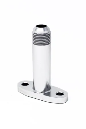 While Supplies Last Torque Solution Extended Port Matched Oil Drain Flange -10AN for T3/T4 PTE / Turbonetics
