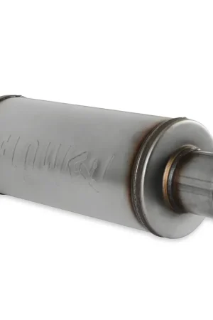 Flowmaster Flow FX Muffler Flow FX Muffler - 3.0 In/Out - 6-Inch Round Body - Moderate Sound - Stainless Steel Direct From Factory