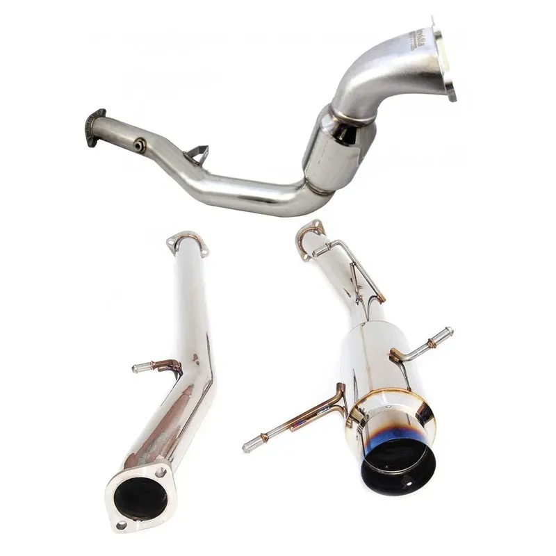 Invidia N1 Turbo-Back Exhaust - Non Resonated with catted Downpipe (STi 01-07) Express Delivery