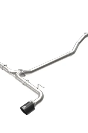 Money Back Guarantee aFe Takeda 2.5" 304 Stainless Steel Cat-Back Exhaust System (Mazda 3 14-18) Polished Tips