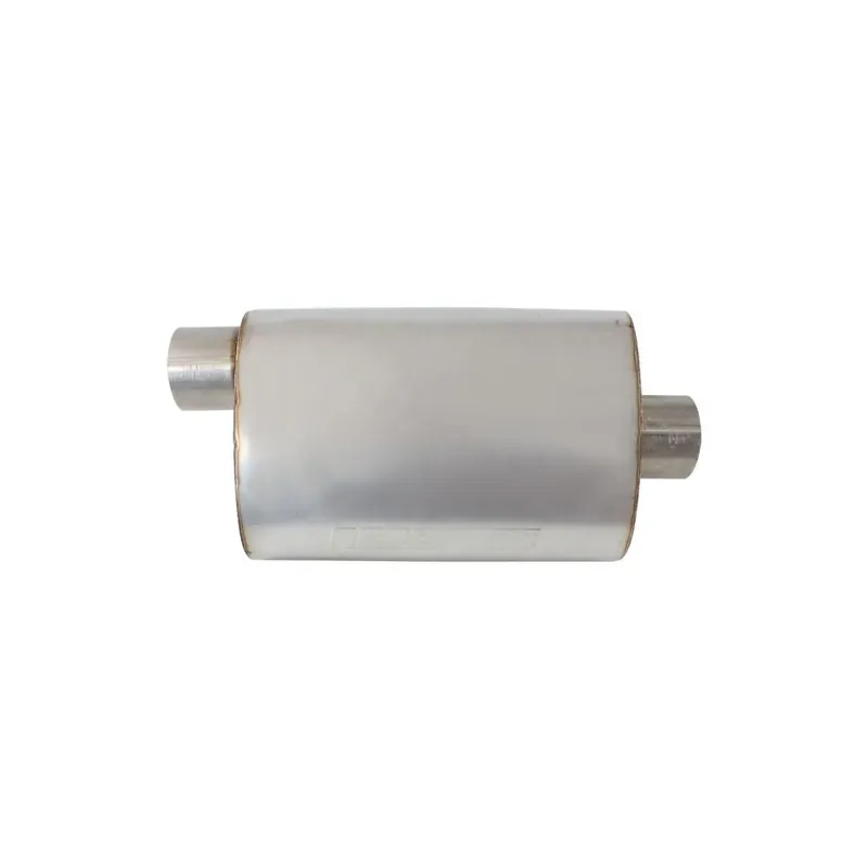 Best Seller Aeroflow 2.5" Stainless Steel Offset/Center Muffler - L 13.75" x W 9.45" x H 5.3"