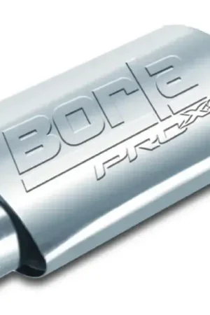 Fresh Stock Borla Exhaust Center/Offset Oval 2.5in In/Out 14in x4.25in x 1.88in PRO-XS Muffler