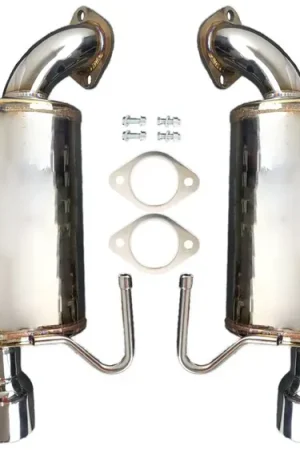 Sale AVO Dual Rear Muffler Kit with 4" Exhaust Tips (Forester 09-13)